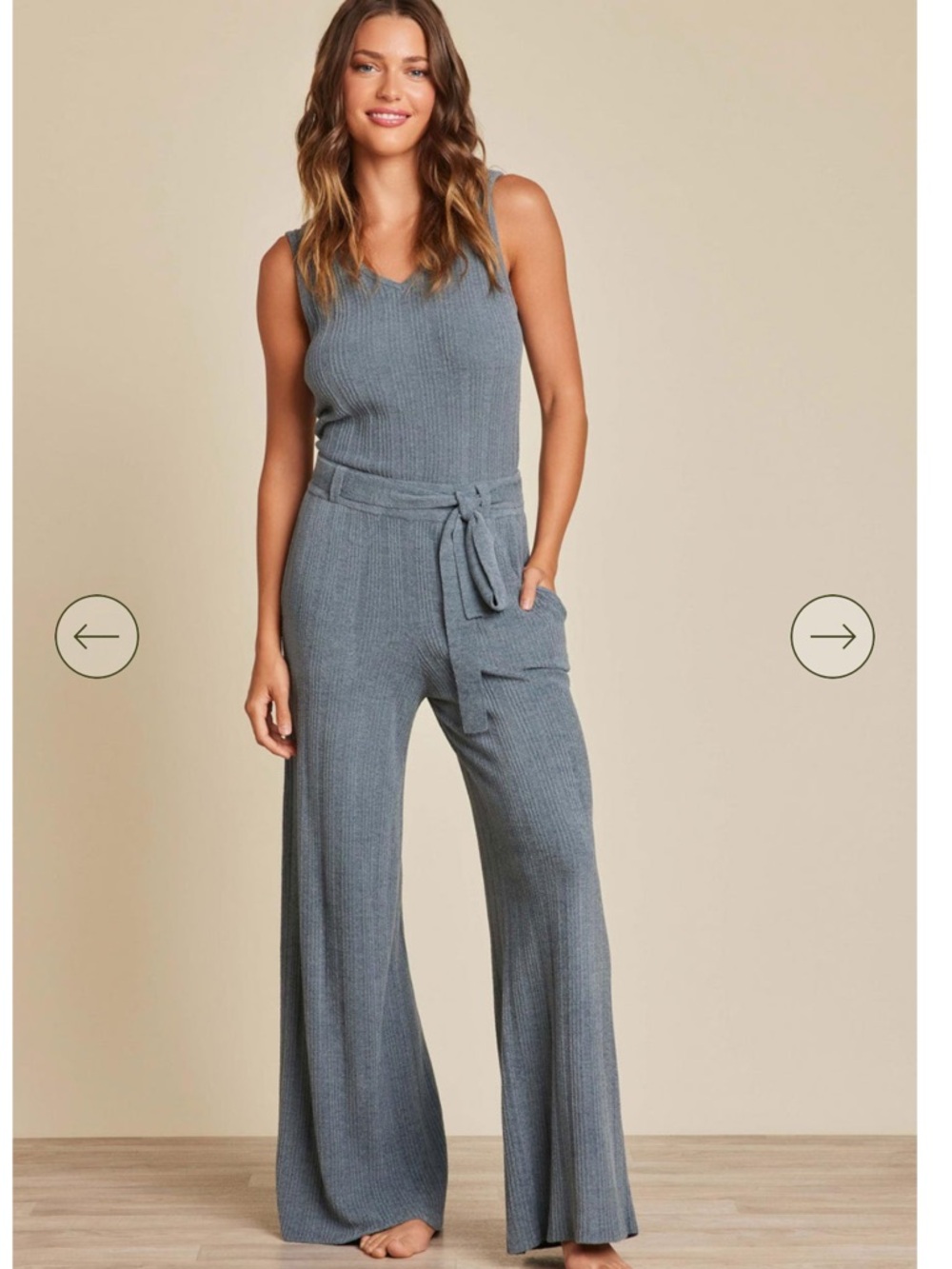 NWT Barefoot Dreams Sleeveless Jumpsuit